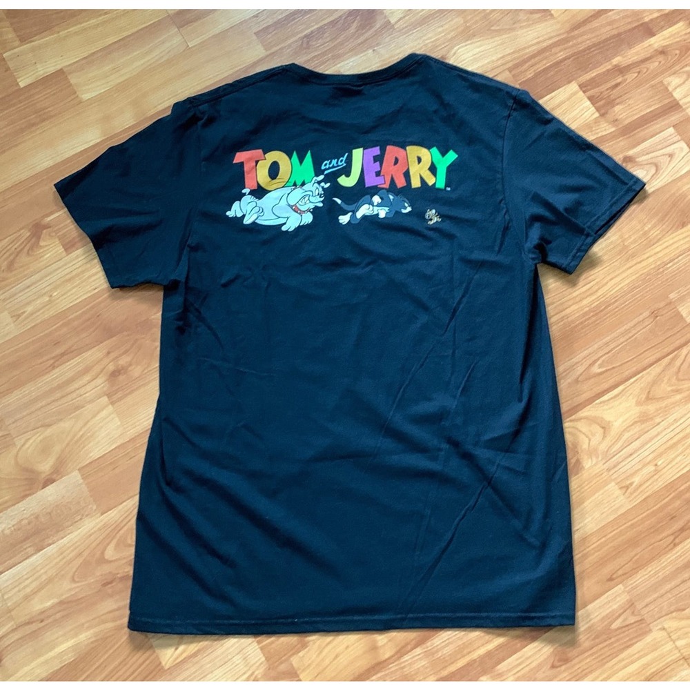 Tom & Jerry Black T‎ Shirt - Picture 3 of 4